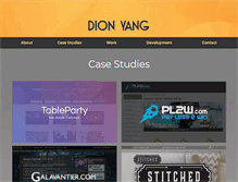 Tablet Screenshot of dionyang.com